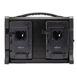 Indipro 4x Kratos 99Wh V-Mount Li-Ion Batteries and Quad V-Mount Battery Charger Kit