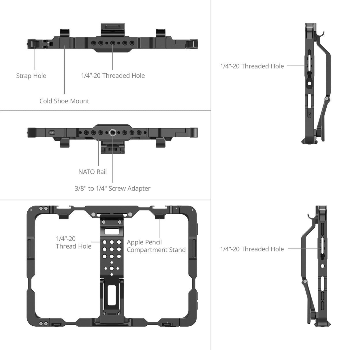 SmallRig Cage for iPad Mini 6 & A17 Pro MD5058