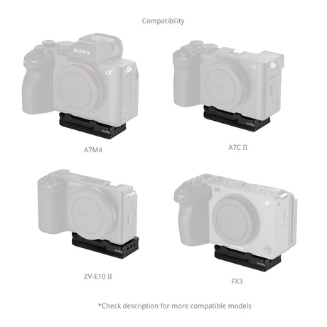 SmallRig Arca-Swiss Mount Plate for AirTag for Sony MD5423