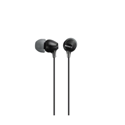 Sony MDR-EX15AP In-Ear Headphones with Mic - Black