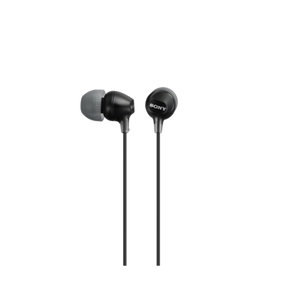 Sony MDR-EX15AP In-Ear Headphones with Mic - Black