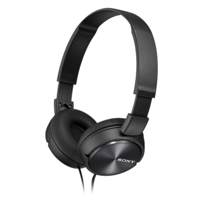 Sony MDR-ZX310AP On-Ear Headphones with Mic - Black