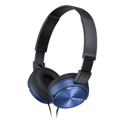 Sony MDR-ZX310AP On-Ear Headphones with Mic - Blue
