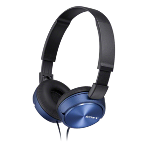 Sony MDR-ZX310AP On-Ear Headphones with Mic (Blue)