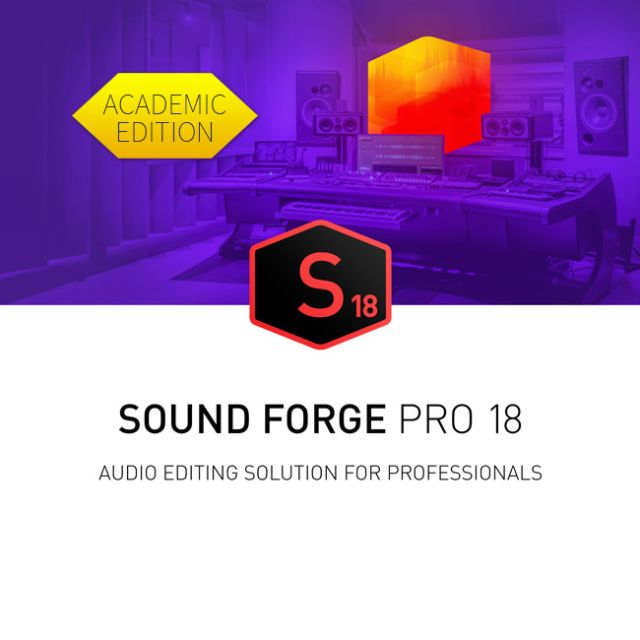 MAGIX SOUND FORGE Pro 18 (Academic) ESD