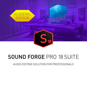 MAGIX SOUND FORGE Pro 18 Suite (Academic) ESD