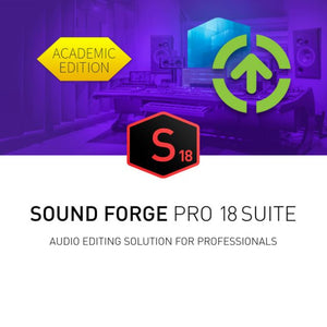 MAGIX SOUND FORGE Pro 18 Suite (Academic, Upgrade from Previous Version) ESD