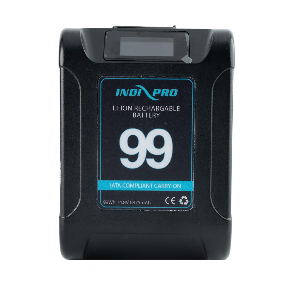 Alpha Series 99Wh Li-Ion V-Mount Battery (Black Color) and D-Tap Pro Charger (2.5A) Kit