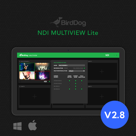 BirdDog NDI MultiView Lite