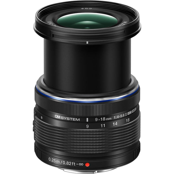 OM SYSTEM M.Zuiko Digital ED 9-18mm f/4-5.6 II Lens (Micro Four