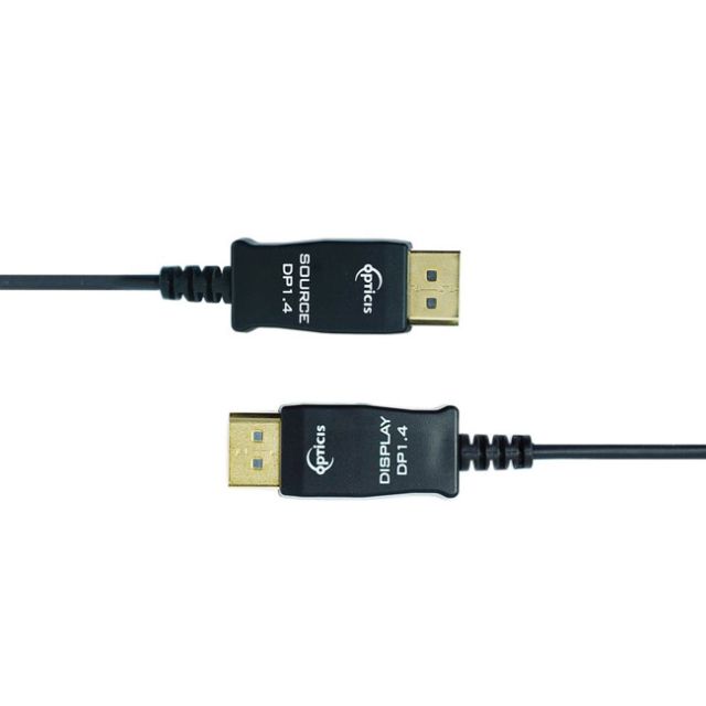 OptoLink 15M Displayport 1.4 Active Optical Cable - Plenum