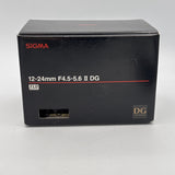 Used Sigma sd Quattro with 30mm F1.4 DC HSM & 12-24 F4.5-5.6 II DG Camera