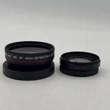 Used Vivitar HD4 MC AF 0.43x Wide Angle Conversion Lens with Macro