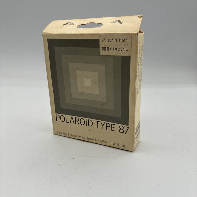 Used Polaroid Type 87 Land Film