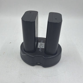 Used Newmowa BAT-BLJ31-NMW dual charger kit with 2x DMW-BLJ31 replacement batteries