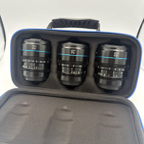 Used Sirui Jupiter 24mm 35mm 55mm T2 Cine Lens Set