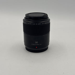 Used Panasonic Lumix G Macro 30mm f/2.8 ASPH Mega OIS Lens