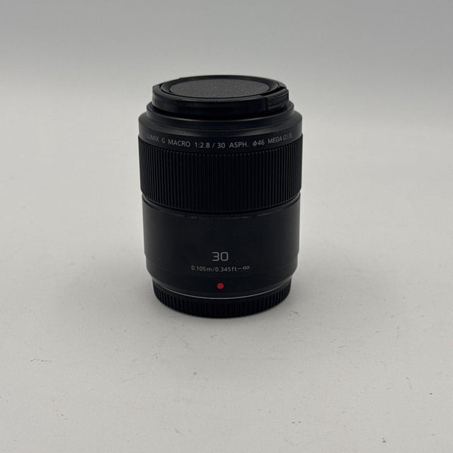 Used Panasonic Lumix G Macro 30mm f/2.8 ASPH Mega OIS Lens