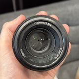 Used Yongnuo YN50mm F1.8N Lens