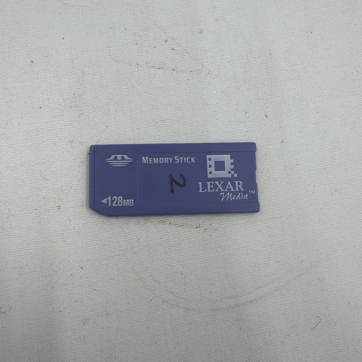 Used Lexar Media Memory Stick 128MB