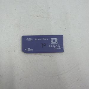Used Lexar Media Memory Stick 128MB