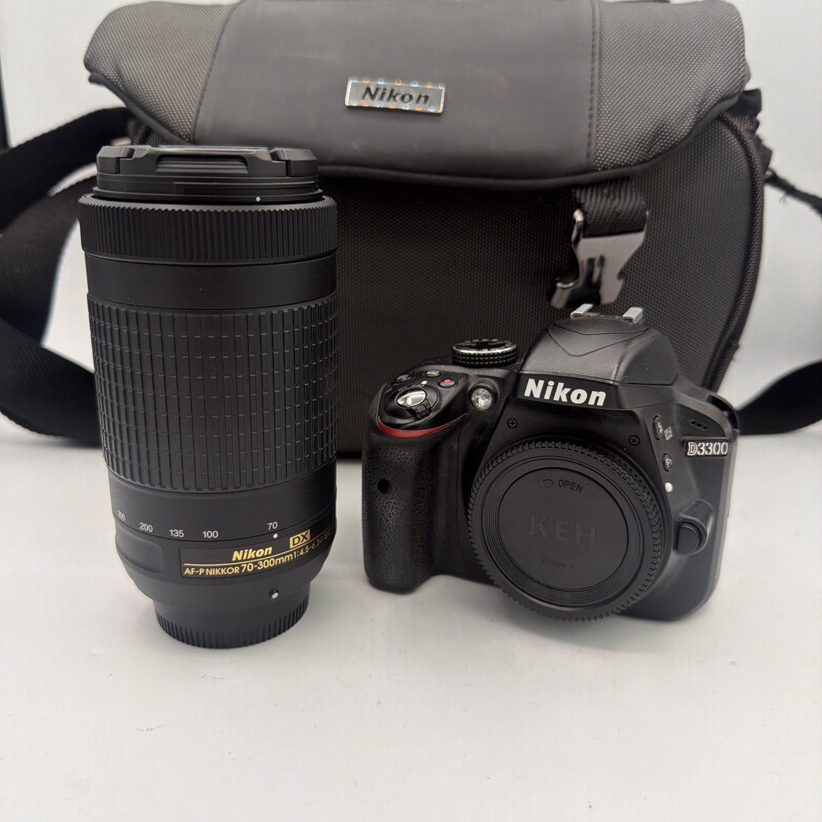 Used Nikon D3300 with 70-300mm Camera
