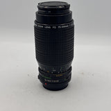 Used Canon FD 75-200mm f/4.5 Zoom Lens