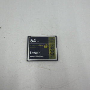 Used Lexar Professional 1066x CompactFlash 64GB