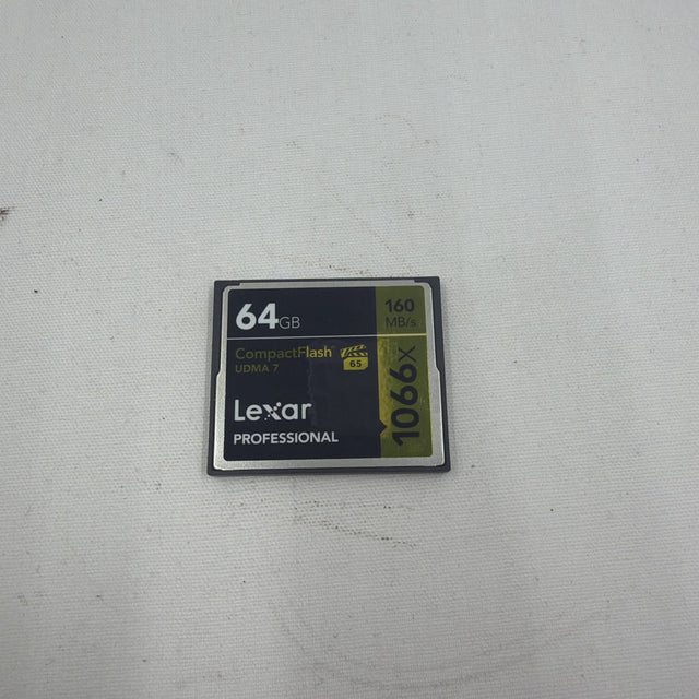 Used Lexar Professional 1066x CompactFlash 64GB