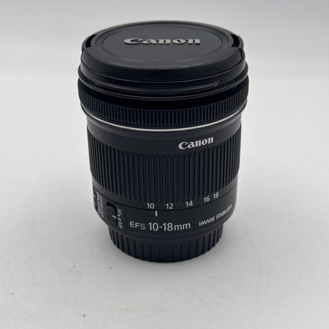 Used Canon EF-S 10-18mm f/4.5-5.6 IS STM Lens