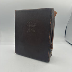 Used Leitz Leica Vintage Lens/Accessory Case with Contents