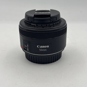 Used Canon EF 50mm f/1.8 STM with UV Filter Lens