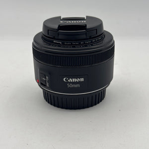 Used Canon EF 50mm f/1.8 STM with UV Filter Lens
