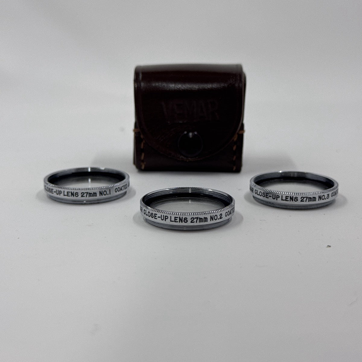 Used Vemar Close-Up Lens 27mm Set (No.1, No.2, No.3)