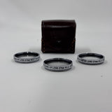 Used Vemar Close-Up Lens 27mm Set (No.1, No.2, No.3)