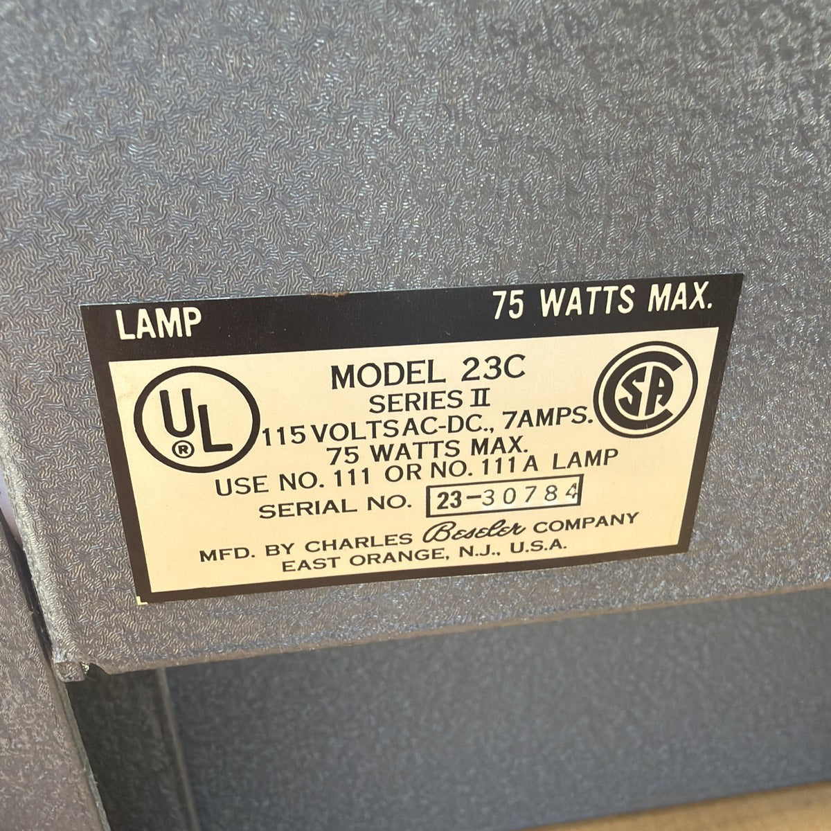 Used Beseler 23C Series II Enlarger Camera