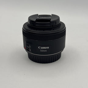 Used Canon EF 50mm f/1.8 STM with K&F UV Filter Lens