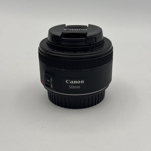 Used Canon EF 50mm f/1.8 STM with K&F UV Filter Lens