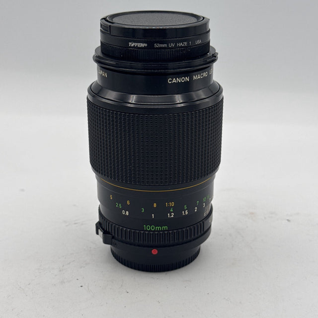 Used Canon FD 100mm f/4 Macro Lens
