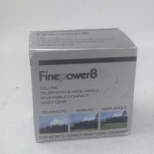 Used Finepower8 Deluxe Telephoto & Wide Angle Compact Video Lens
