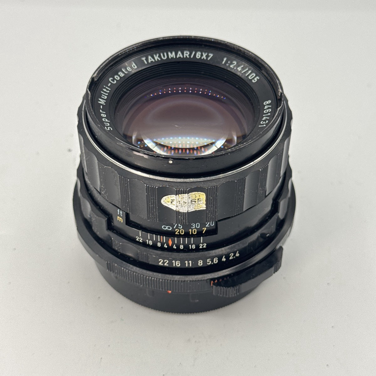 Used Asahi Pentax Super-Multi-Coated Takumar 6x7 105mm f/2.4 Lens