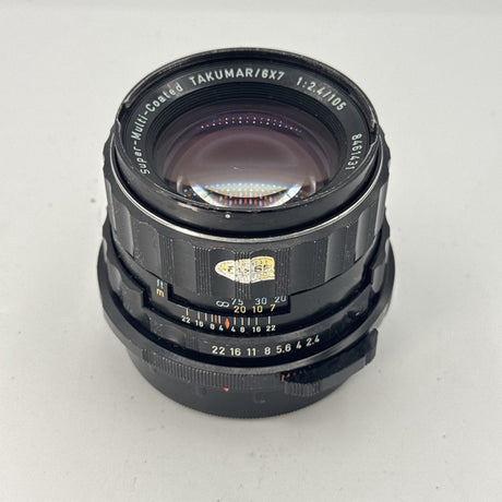 Used Asahi Pentax Super-Multi-Coated Takumar 6x7 105mm f/2.4 Lens