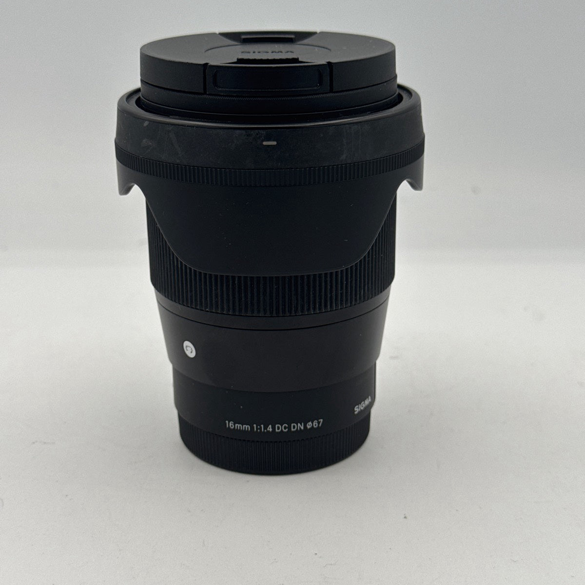 Used Sigma 16mm f/1.4 DC DN Contemporary E-Mount with ND64 Filter Lens