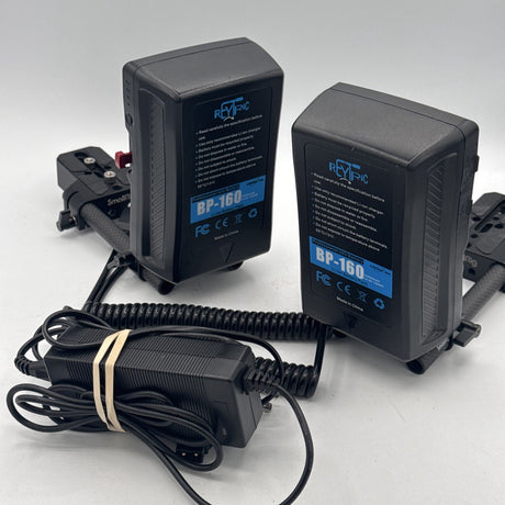 Used SmallRig V-Mount Rod System with 2 BP-160 Batteries