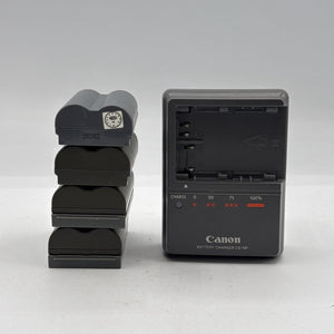 Used Canon Battery Charger CG-580 with BP-511 batteries