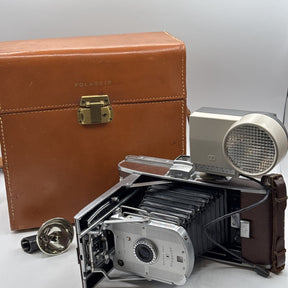 Used Polaroid Land Camera Model 95B with Wink-Light and Leather Case