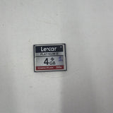 Used Lexar Platinum II 4GB CompactFlash 200x