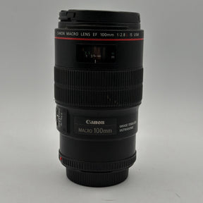 Used Canon EF 100mm f/2.8L Macro IS USM Lens