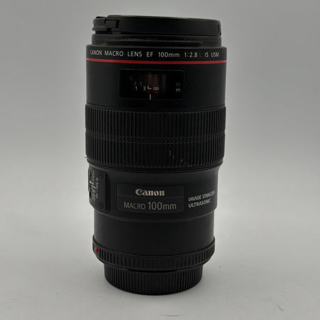 Used Canon EF 100mm f/2.8L Macro IS USM Lens