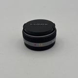 Used Panasonic Lumix H-H014 14mm f/2.5 ASPH Lens